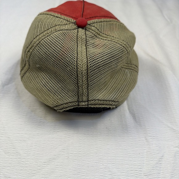 Cerveza Dos Equis XX Trucker Hat One Size Red Mesh Back Adjustable Snapback - Picture 2 of 6